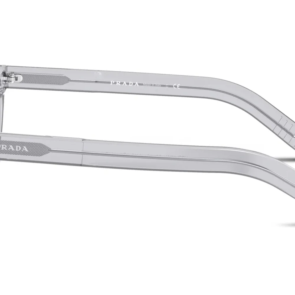 Prada Men's Transparent Gray Glasses - Picture 3 of 15